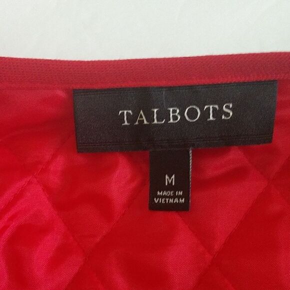 Talbots Lightweight Quilted Coat Size Medium - Picture 6 of 7